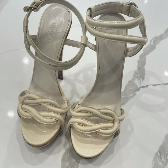 GUCCI platform tortoise shell sandals - Picture 5 of 7